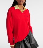 Loewe Double L asymmetric wool sweater