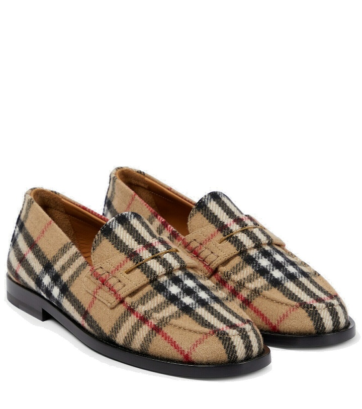 Photo: Burberry Vintage Check loafers