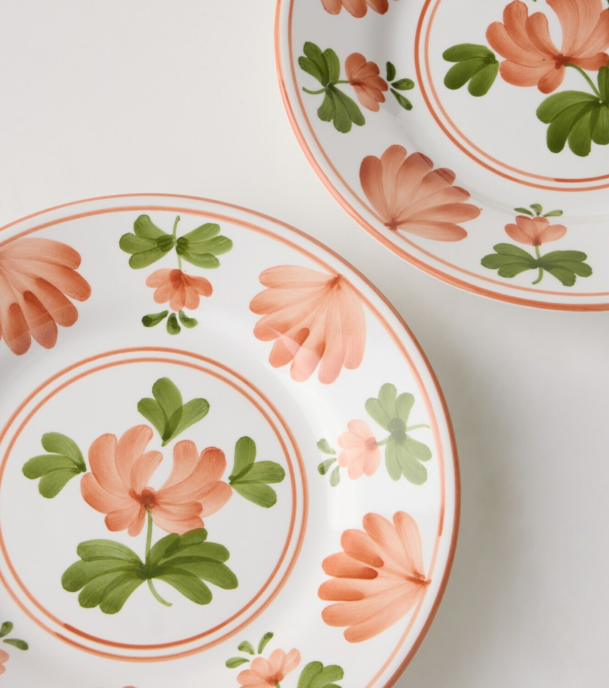 Cabana Blossom ceramic dessert plate