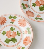Cabana Blossom ceramic dessert plate
