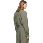 Calvin Klein Collection Taupe Atlas Button-Down Shirt