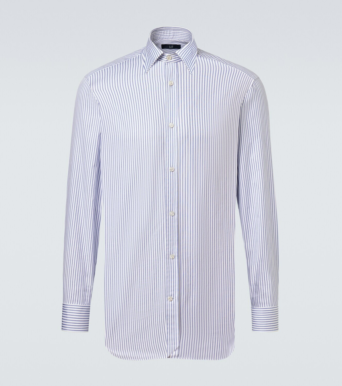 Dunhill Striped cotton and wool Oxford shirt