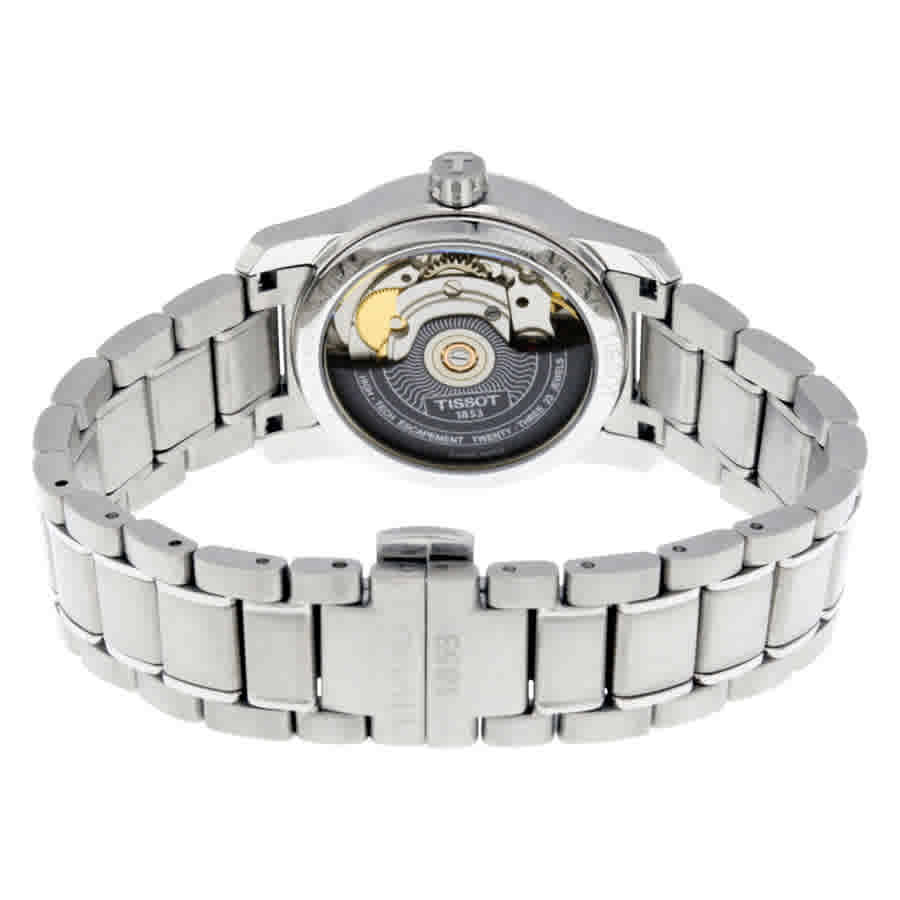 Tissot T-Classic Titanium Automatic Silver Dial Ladies Watch T0872074403700