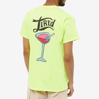 Tired Skateboards Men's Dirty Martini T-Shirt in Chartreuse