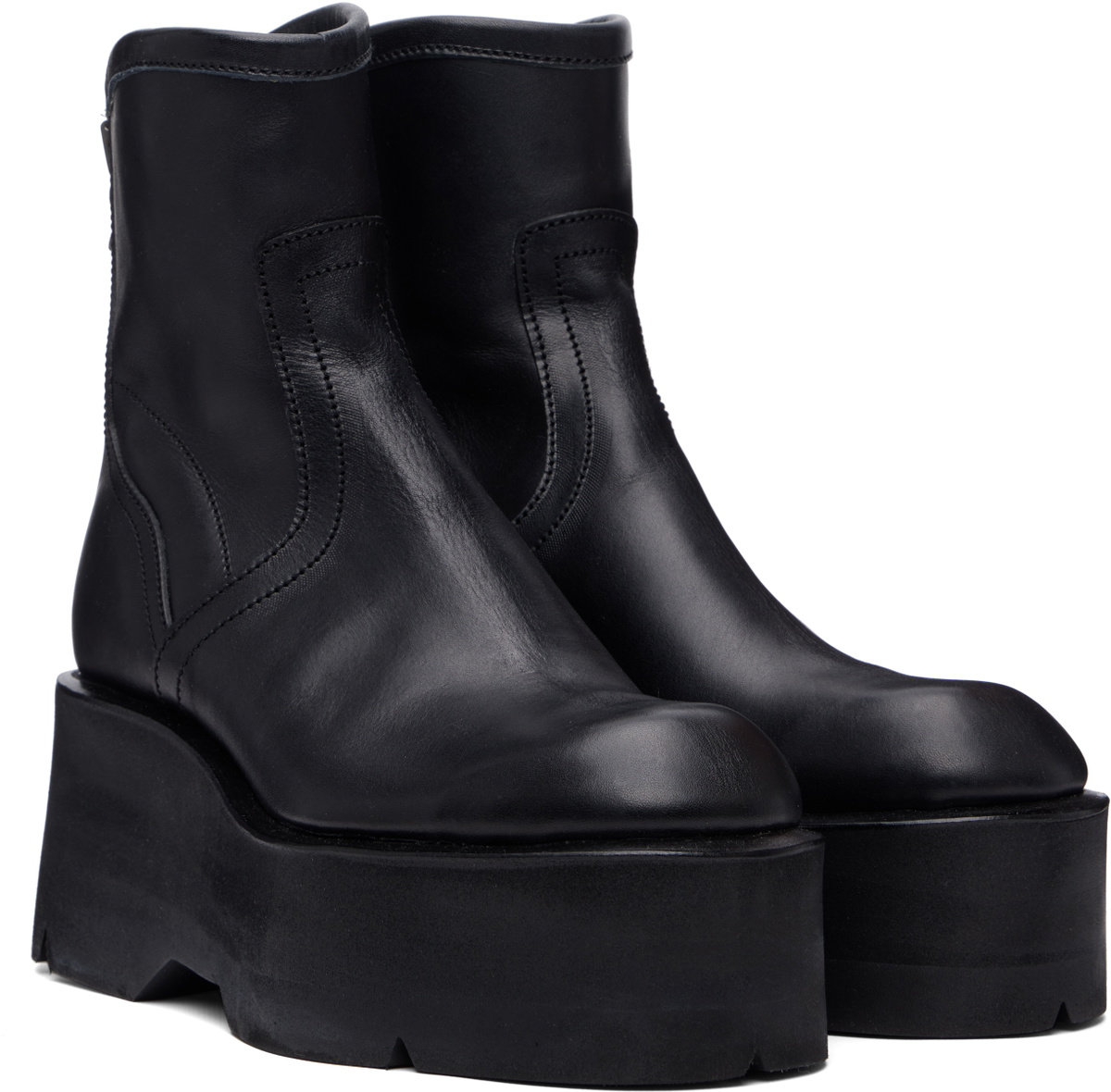 Julius Black Engineer Boots