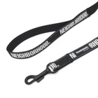Neighborhood Men's Wide Dog Leash in Black 