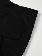 Givenchy - Wide-Leg Embellished Cotton-Twill Cargo Trousers - Black