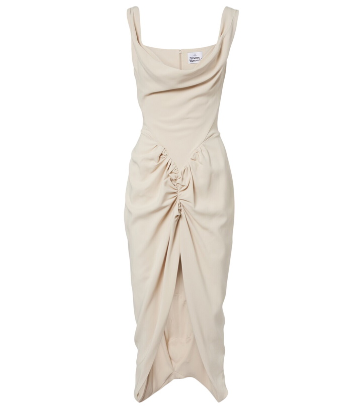 Photo: Vivienne Westwood Panther draped ruched midi dress