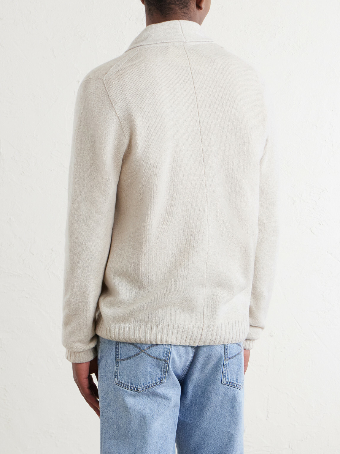 John Smedley - Rockford Shawl-Collar Recycled-Cashmere and Merino Wool-Blend Cardigan - Neutrals