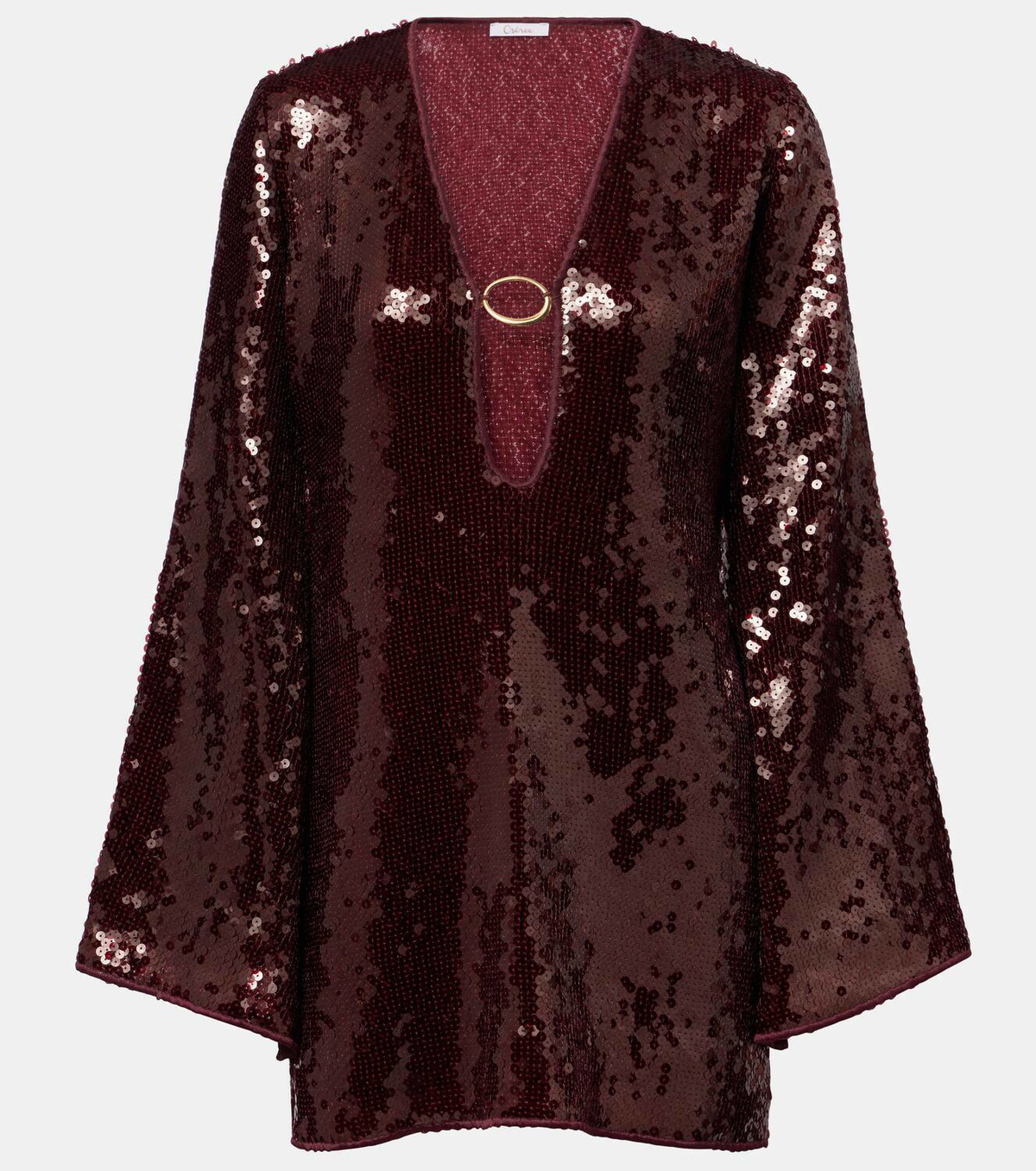 ワンピース OSEREE MARYLIN KAFTAN MINI DRESS IN SEQUINNED TULLE Marylin O-Kaftan