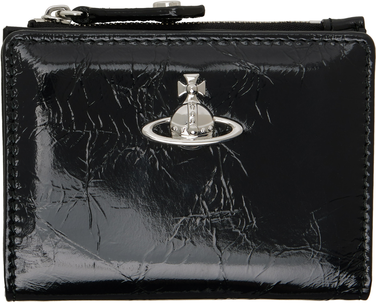 Vivienne Westwood Black Half Moon Card Holder Vivienne Westwood