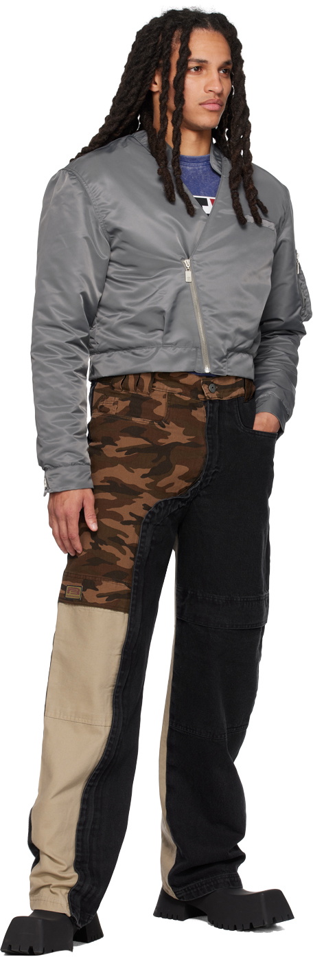 BARRAGÁN Gray Insulated Bomber Jacket BARRAGAN