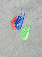Nike - Sportswear Club Logo-Embroidered Cotton-Jersey T-Shirt - Gray