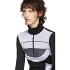 adidas by Stella McCartney Black and White Run Ultra Sweater