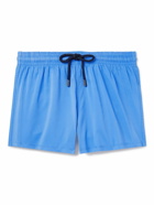 Vilebrequin - Man Slim-Fit Short-Length Swim Shorts - Blue