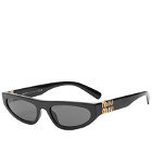 Miu Miu Eyewear Women's 7ZS Sunglasses in Black
