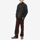 A.P.C. Men's Trek Check Overshirt in Green