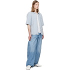 Lanvin White LNV1 Knit & Suede Sneakers
