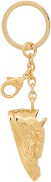 Lanvin Gold Curb Sneakers Key Chain