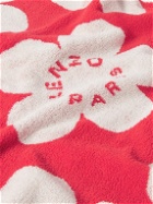KENZO - Hana Dots Cotton-Terry Jacquard Beach Towel