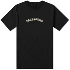 Pass~Port Men's Sham Embroidery T-Shirt in Black