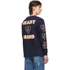 Billionaire Boys Club Navy Heart and Mind Long Sleeve T-Shirt