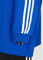 adidas x Balenciaga - Logo Print Long Sleeve T-Shirt in Blue
