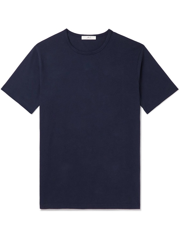 Photo: Mr P. - Organic Cotton-Jersey T-Shirt - Blue