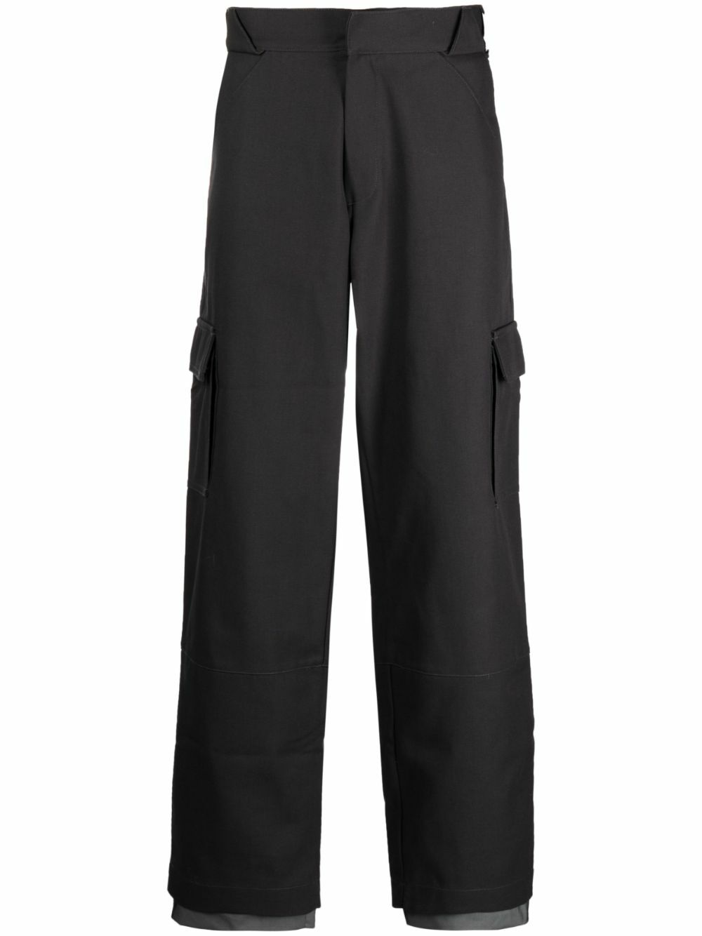 GR10K Grey Klopman Straight-Leg Trousers GR10K