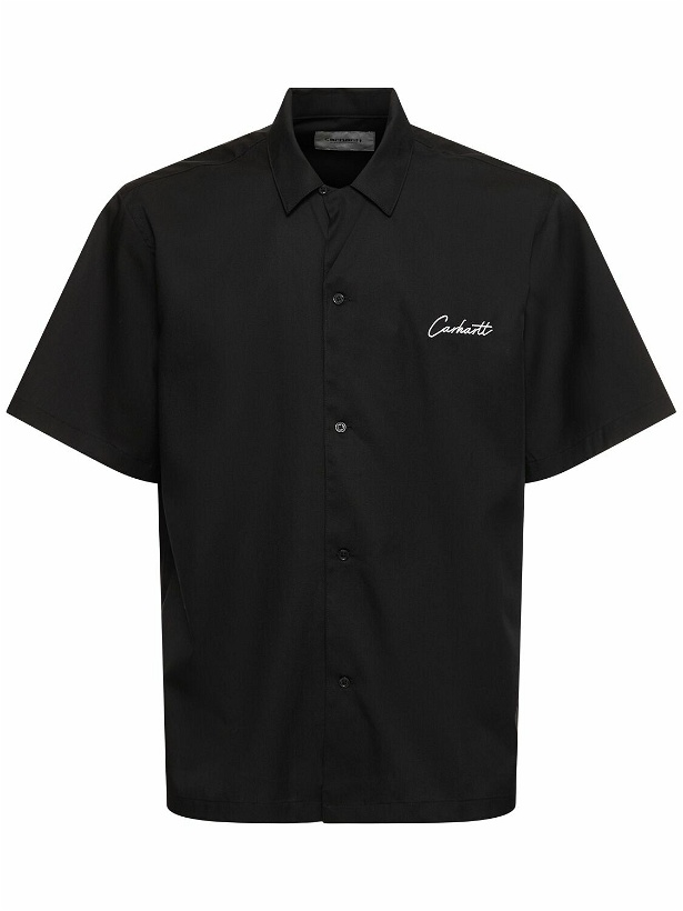 Photo: CARHARTT WIP Delray Cotton Blend Short Sleeve Shirt