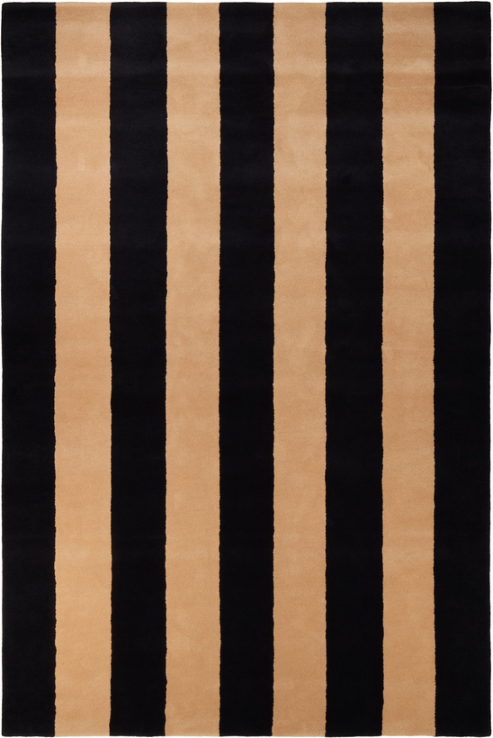 Photo: HEM Black & Brown Pattern Large Rug