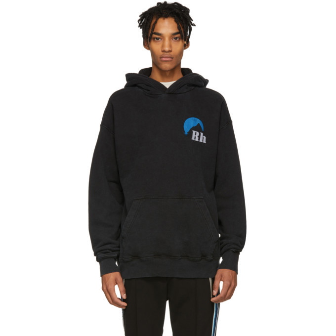 Photo: Rhude SSENSE Exclusive Black Belmont Hoodie