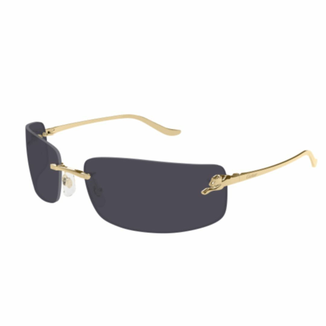 Cartier Eyewear Ct0503s-001 Gold-gold-grey