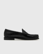 G H Bass WEEJUN HERITAGE Larson Maharishi Emb Black Mens Casual Shoe
