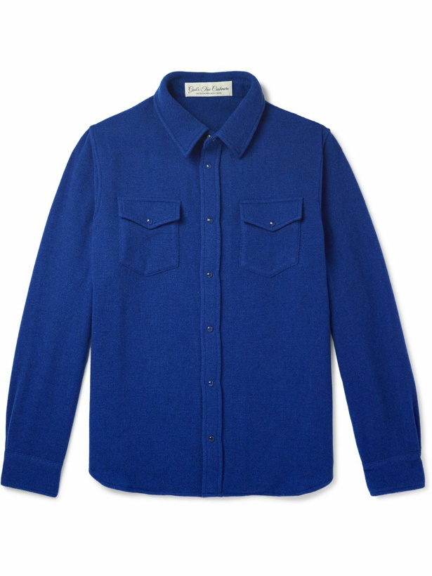 Photo: God's True Cashmere - Cashmere Shirt - Blue