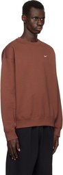Nike Burgundy Solo Swoosh Sweatshirt