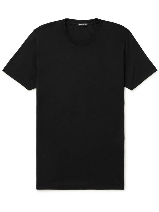 Photo: TOM FORD - Jersey T-Shirt - Black