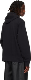 VAQUERA Black Trompe l'Oeil Zip Hoodie