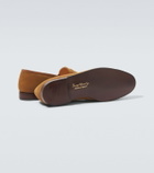 George Cleverley Bradley II suede loafers