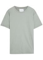 Raith Crew-neck Cotton T-shirt Light Blue