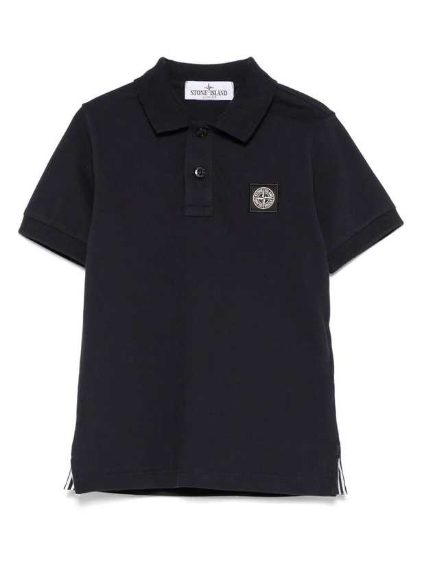 Photo: Stone Island Junior Polo Shirt in Blue