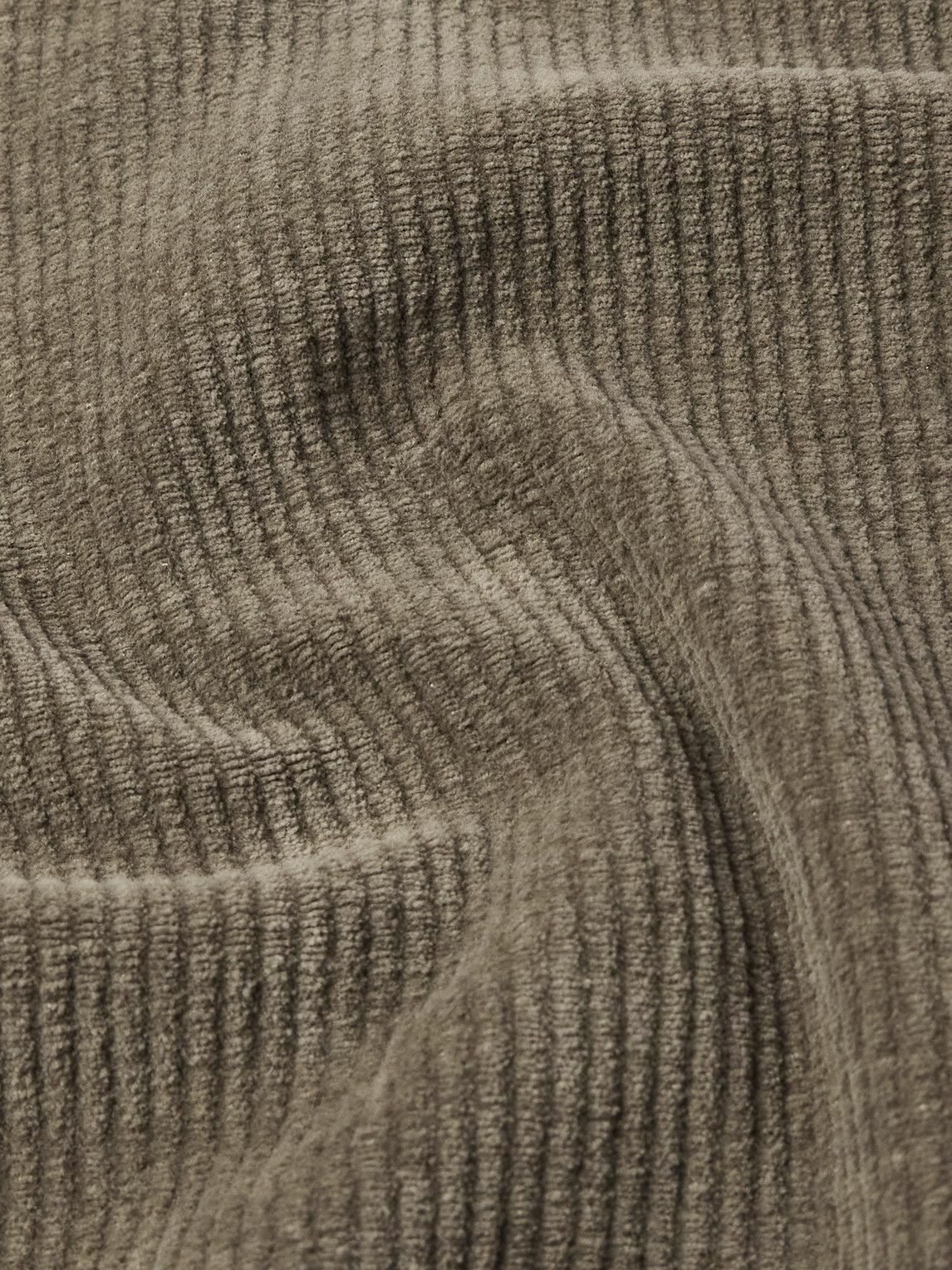 mfpen - Leisure Cotton Zip-Up Sweater - Brown