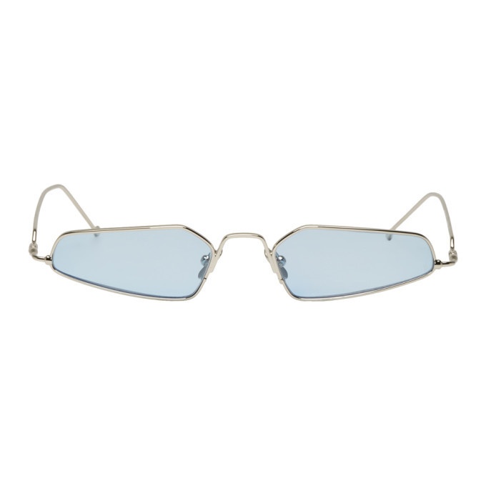 Photo: NOR Silver and Blue Dimensions Sunglasses