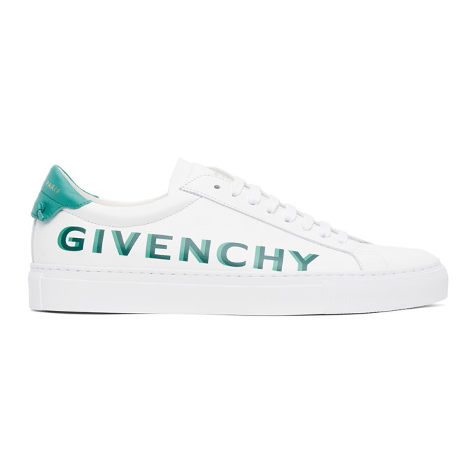 Photo: Givenchy White and Green Urban Knots Sneaker