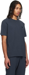 Maison Kitsuné Navy Bold Fox Head Patch Comfort T-shirt