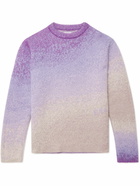 ERL - Dégradé Mohair-Blend Sweater - Purple