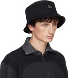 Vivienne Westwood Black Embroidered Logo Bucket Hat