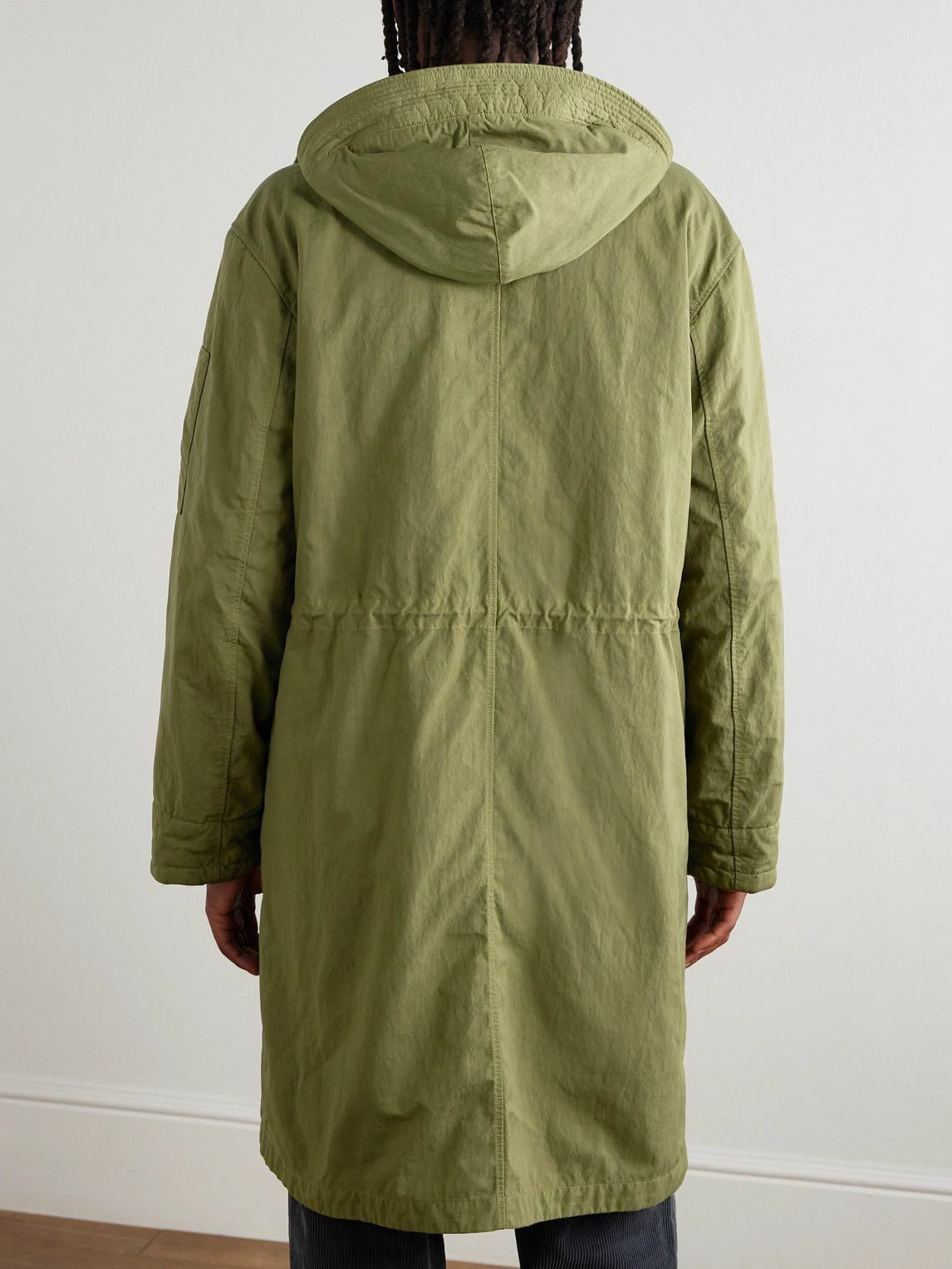 C.P. Company - Metropolis Logo-Appliquéd Padded Twill Hooded Parka