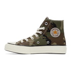 Carhartt Work In Progress Green Converse Edition Camo Chuck 70 Hi Sneakers