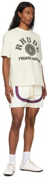 Rhude White Crest Veille Track Shorts